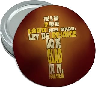 This is Day Lord Made Bible Cross Psalm Round Rubber Non-Slip Jar Gripper Lid Opener