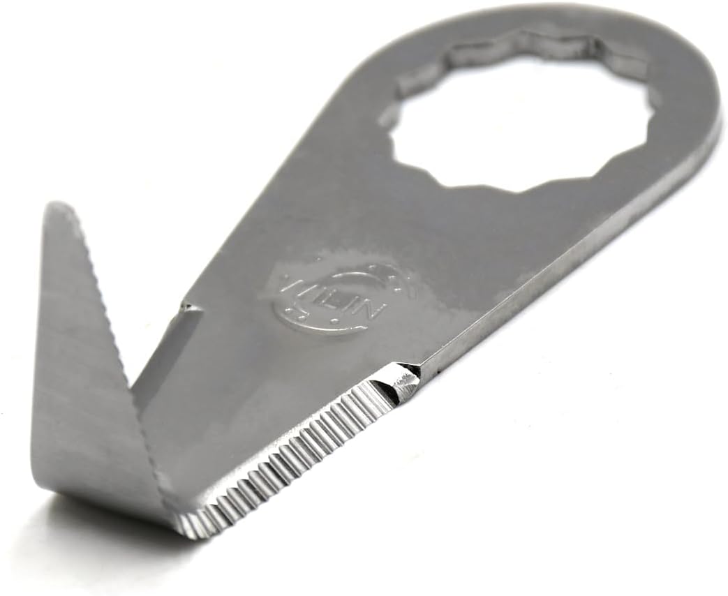 (4 Packs) Air Windshield Knife Blades L-Shaped Serrated Cutting Blade for Car Window Seal Cutter Auto Glass Adhesive Cut-Out Knife Windscreen Removal Tool