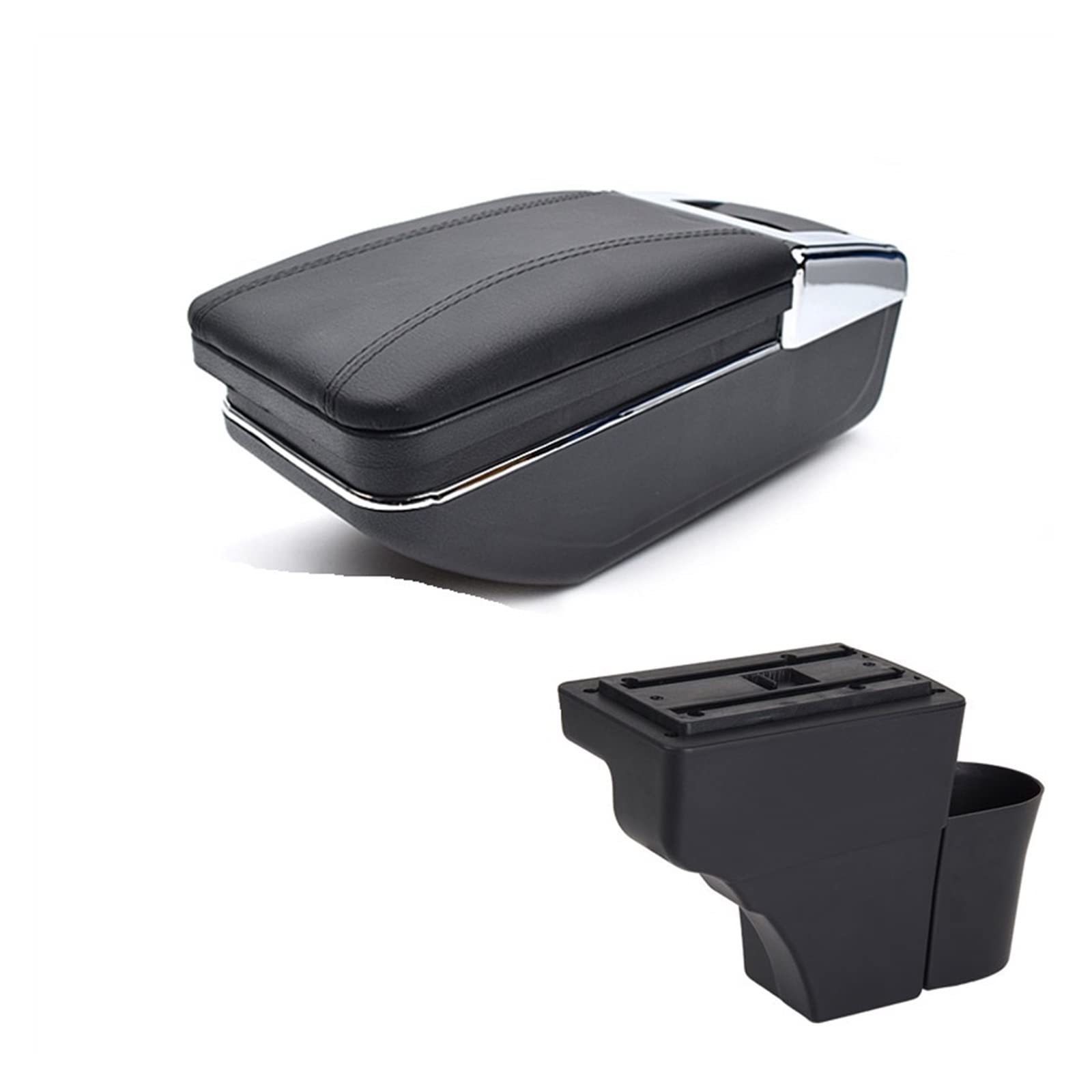 Drezzo 2 Car Center Console Cover For Nissan Note 016 017 018 Car Armrest Center Console Storage Box Arm Rest Decoration Organizer(2)
