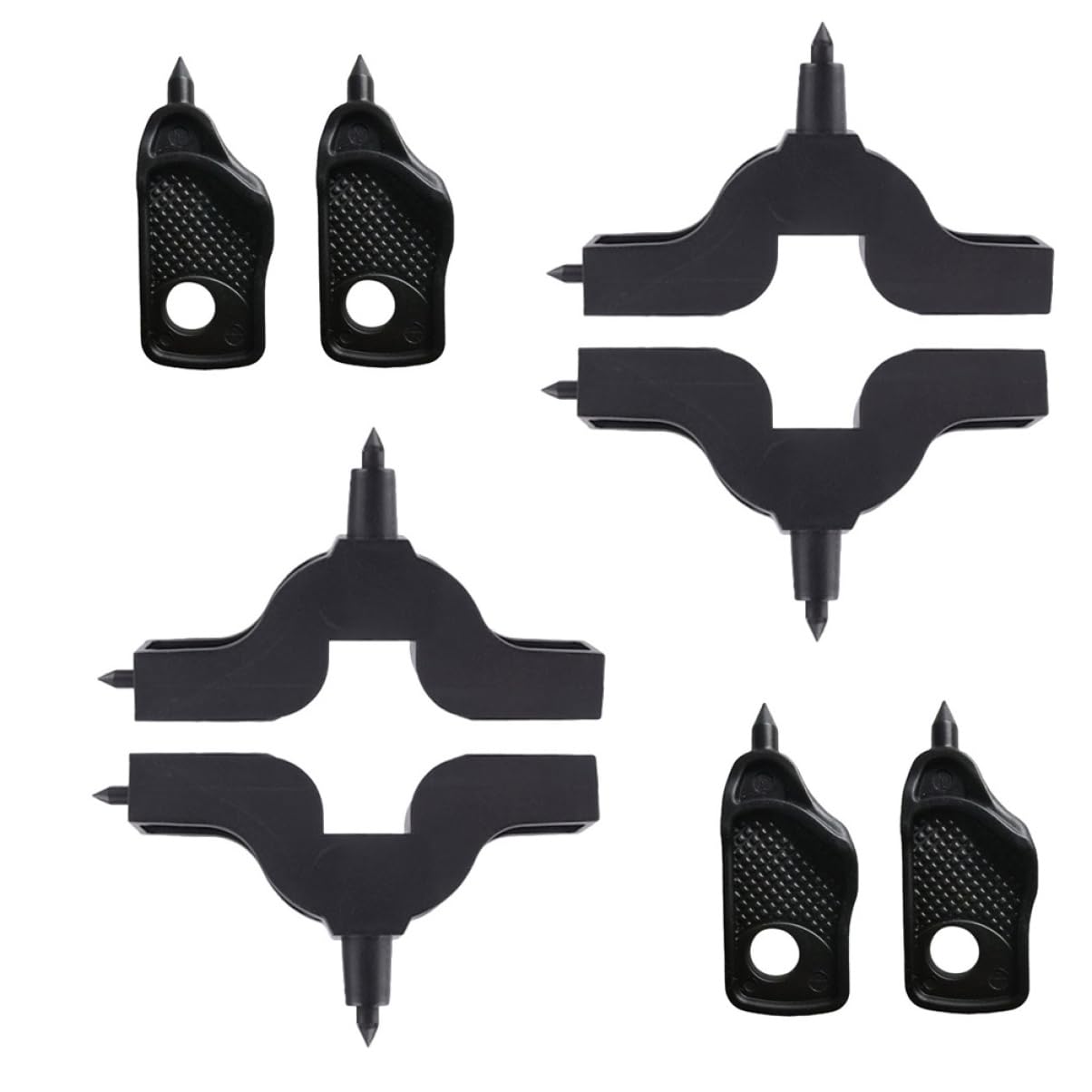 Mikikit 5 Set Irrigazione A Goccia Foro Emettitore Tubo Flessibile Ugello Perforatore Automatico Strumenti Tubo Flessibile Per Acqua Tubo Flessibile Per Ammollo Da Giardino 8 pezzi * 5