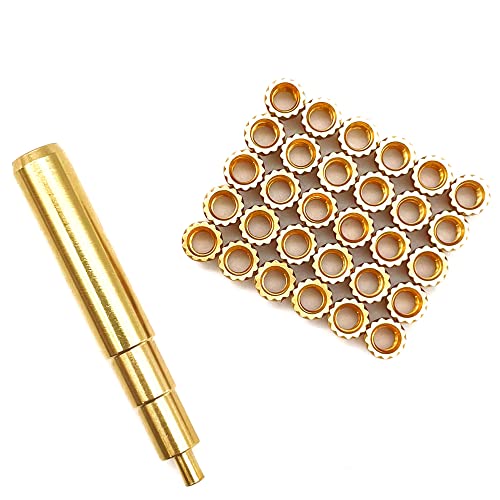 Virtjoule Heat Set Insert Tip For M3 With 30 M3 Inserts - 3D Printing Accessories Compatible With Hakko Fx-888D And Weller Sp40Nus Irons, Soldering Iron Tips For Threaded Inserts #TOP1