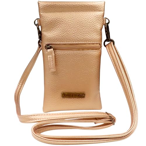 Image of MyEyeglassCase Soft Crossbody Sunglasses Case, Large to XL Squeeze Top Glasses Pouch, Women Eyeglass Holder Sleeve Travel Bag