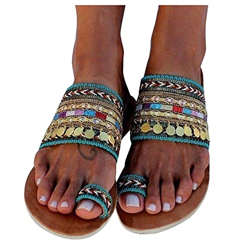 Summer Sandals for Women, Fashion Ladies Casual Roman Shoes Flip Flops Breathable Outdoor Pure Color Leisure Slippers