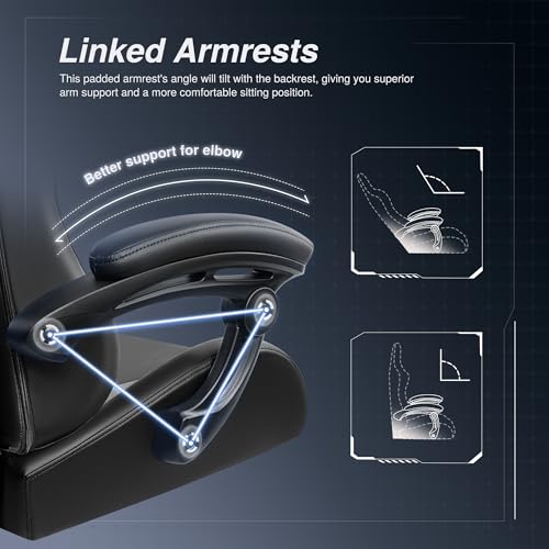 OneGame-Ergonomic-Gaming-Chair-High-Back-Computer-Gamer-Chair-Height-Adjustable-Game-Chair-with-Adjustable-backrest-Racing-Style-Gaming-Office-Chair-with-Headrest-and-Lumbar-Support-Blackgray OneGame Ergonomic Gaming Chair High Back Computer Gamer Chair Height Adjustable Game Chair with Adjustable backrest Racing Style Gaming Office Chair with Headrest and Lumbar Support Blackgray