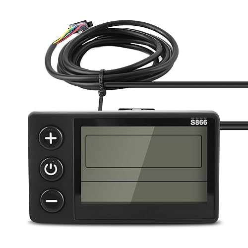 LCD Display, 24V 36V 48V ElectricBike Control Panel LCD Display Meter for Scooter Modification