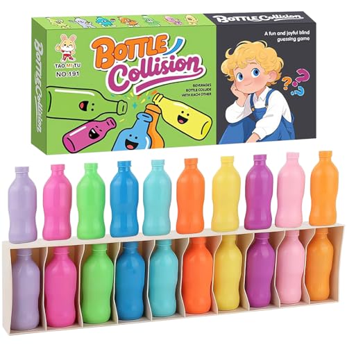 ZesGlyxyr Bottle Colors Matching, Color Sorting Bottle Toy, Learning Activity Toy, Educational Bottle Sorting Activity with Fun Gameplay, Classroom Family Game for Kids Adults