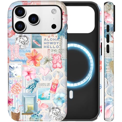 Coque antichoc iPhone 17 Pro Max pour éviter les rayures avec design floral