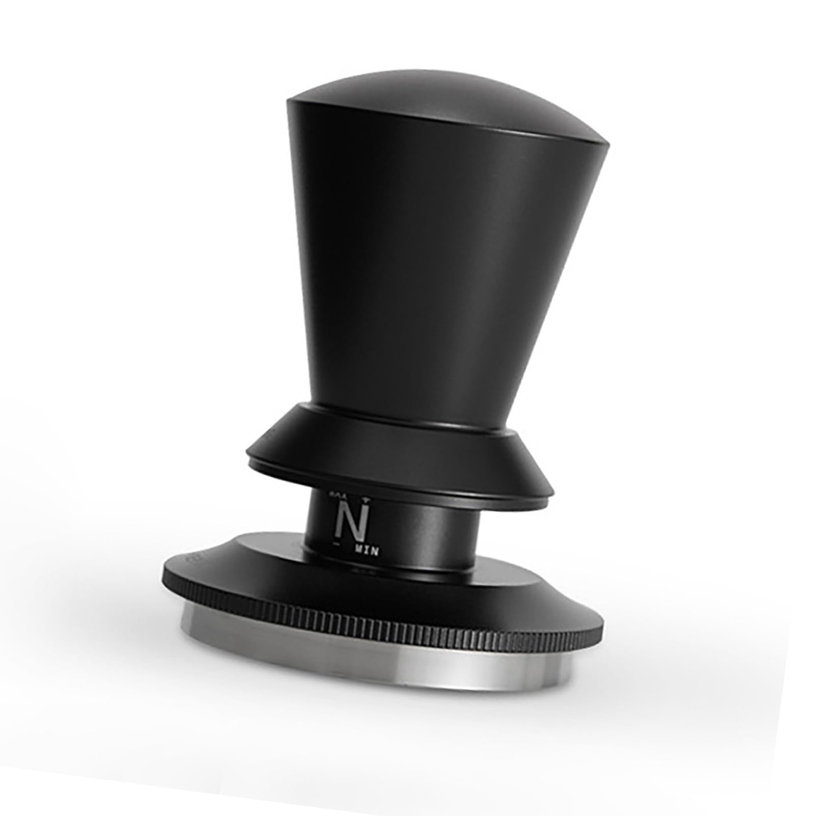 Jazuaiao Multifuntional Coffee Tamper with Precisions Base Comfortable Grip Present for Coffee Enthusiasts Making Tool Adjustable Press