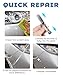 UNLRAE Car Paint Scratch Repair,Car Accessories Easy Repair Touch Up Paint Pen,Touch Up Paint for Cars,Car Scratch Remover for Deep Scratches,Used to Remove Coatings and Repair Car Scratches (Silver)
