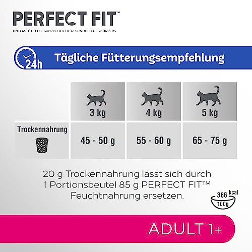 PERFECT FIT Adult Trockenfutter für erwachsene Katzen ab 1 Jahr - Lachs, 7 kg (1 Beutel) – Bild 5