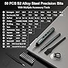 STREBITO Mini Electric Screwdriver, 67 in 1 Electric Screwdriver Kit - 50 S2 Preicison Bits, 5 Torque Settings, Organized Storage, Mini Power Screwdriver Rechargeable Tool Kit for PC Electronics #4
