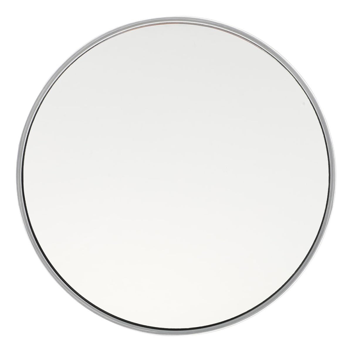 Tofficu Espejo de Baño Diseño de Espejo Curvo y Ventosa de Succión con Aumento 30x en Color Plata y Material Acrílico Adecuado para Maquillaje y Afeitado