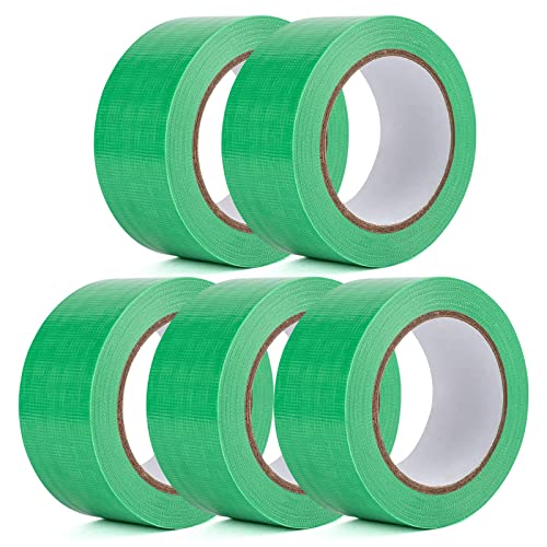 養生テープ ガムテープ 防水 はがせる 台風対策 家具保護用 緑 50mm×25m (5)