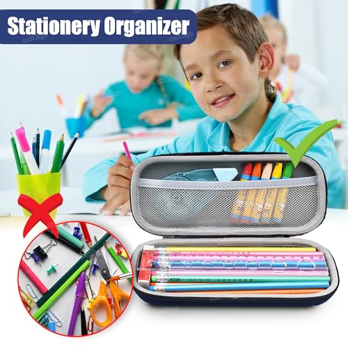 Image of Zest 4 Toyz Pencil Case for Kids Large Capacity Crockstar Design Pencil Pouch for Boys and Girls Age 3 +