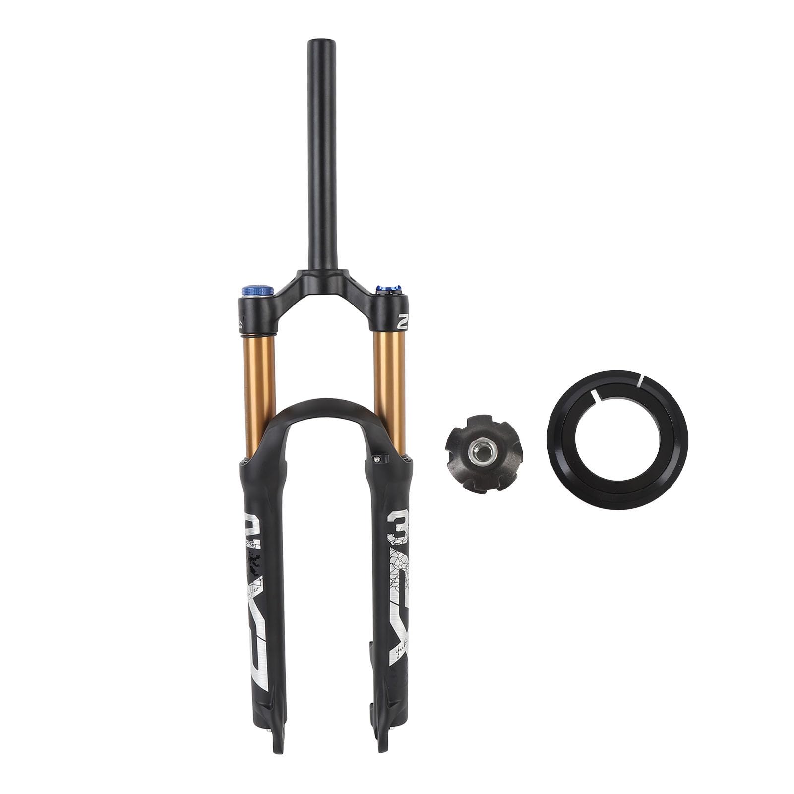 Emoshayoga Horquilla de Suspensión de Choque de Viaje de 120 Mm de Alto Rendimiento sin Ruido para Scooters Eléctricos Aleación de Aluminio (asnash)