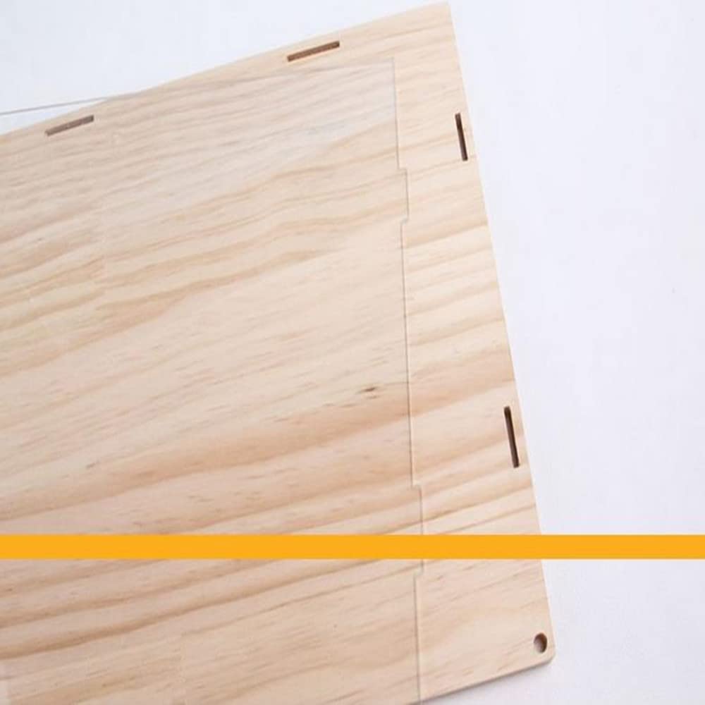 Boîte de rangement en bois massif pour jouets Pop-Mart