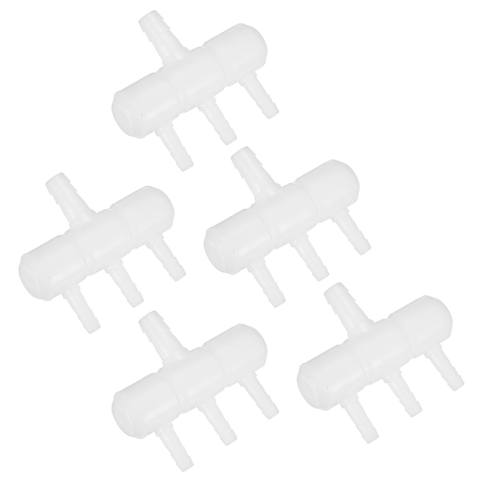M METERXITY 5-Pack Aquarium Air Valve 8mm to 4mm 3-Ways