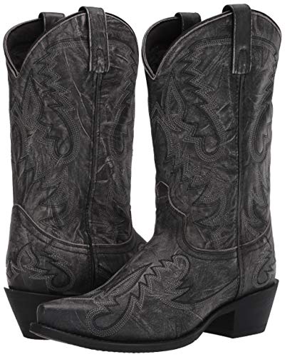 Laredo Mens Western Boot, Black Distressed, 10 Us #TOP6