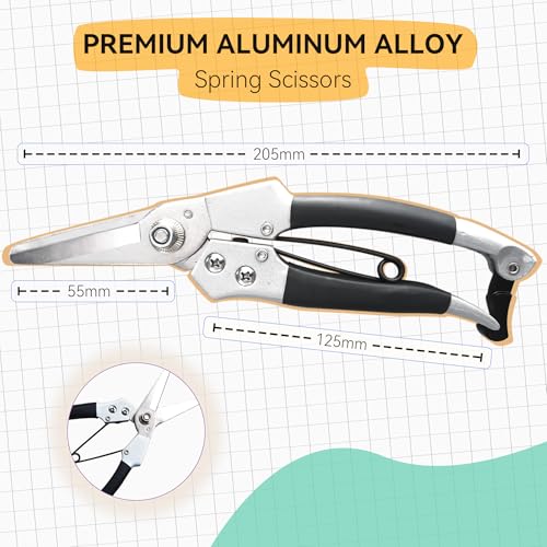 Image of Goat Hoof Trimmers & Farrier Shears, Hoof Trimmers For Goats and Sheep | Multi-Purpose Goat Hoof TrimmerShear Garden Wire Pipe Cutting Tool-Straight Blade