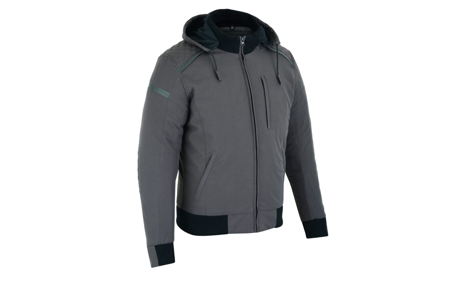 BLACKWILD - Chaqueta de moto para hombre | City Street - Chaqueta protectora con certificado CE | Chaqueta de moto ligera y transpirable para hombre con capucha desmontable