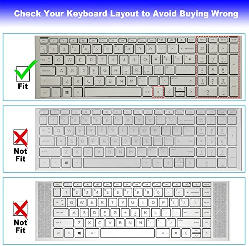 Protector de teclado para HP Envy 17 y 15 silicona miniatura 2