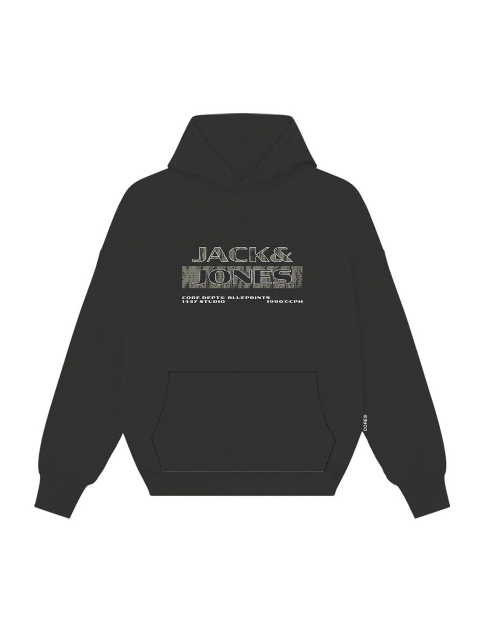 JACK & JONES Jcostance Branding Sweat Hood 2Pk Mp, Vapor Blue, XXL