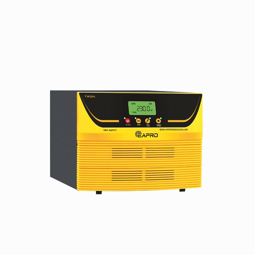 EAPRO TRON-3200 | AI-MPPT Technology | 30 Months Warranty | 3000VA-24V | Dual Battery PCU | Advanced Pure Sine Wave Technology with RTC | Interactive Multicolor LCD Display | BIS Approved-image-32