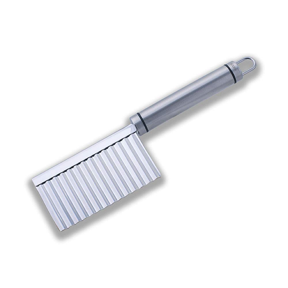 6PCS Premium Stainless Steel Crinkle Cut Knife,Fries Tool,Environmentally Friendly, Durable,for Home Kitchen Vegetable Chip Blade Cooking Tools