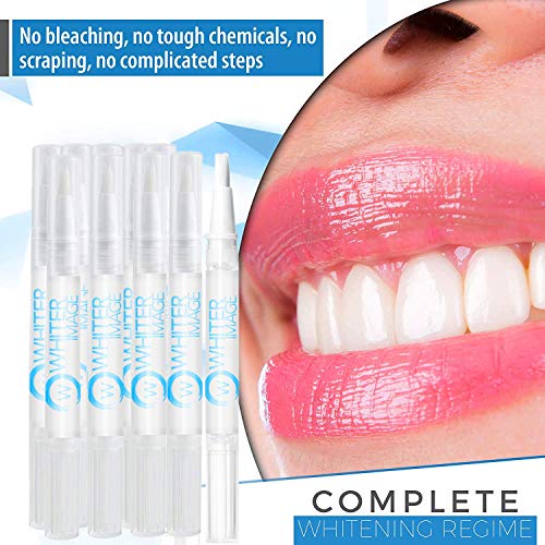 Whiter Image Mini Togo Teeth Whitening Pen 10 Pack, Erases Teeth Stains And Strengthens Enamel, Restorative Serum Gel That Reverses Enamel Damage From Bleaching On The Go For Up To 150 Applications #TOP6