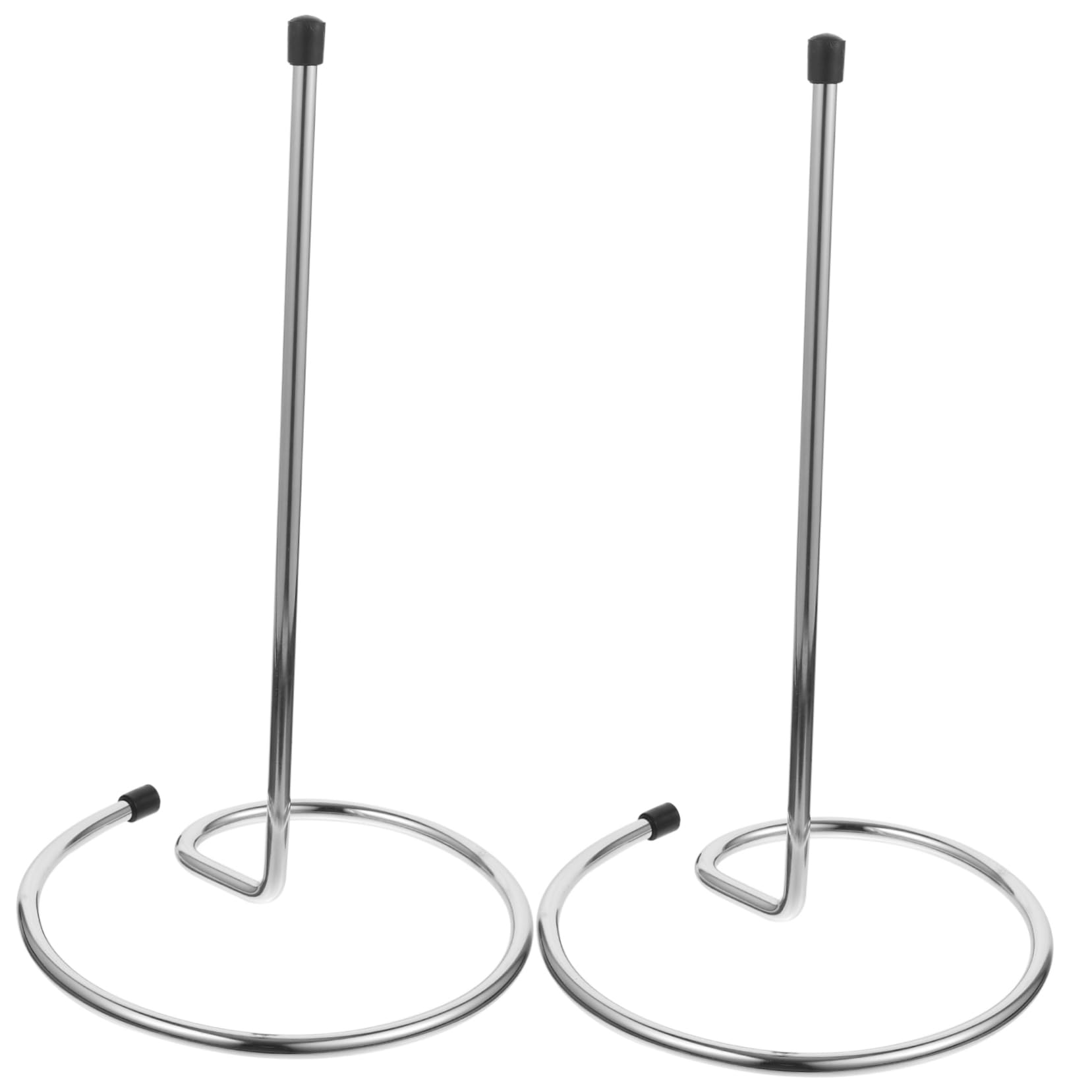 Alipis Support Égouttoir pour Carafe Inoxydable Argenté Acier Vin à 2pcs Carafer Séchoir Rapide Maison et Restaurants