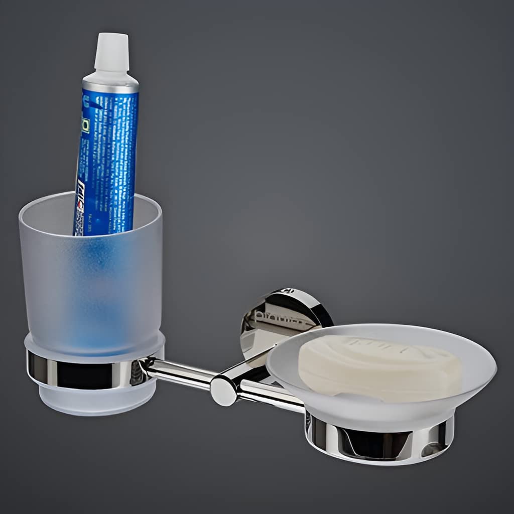 Plantex 304 Grade Stainless Steel Soap and Brush Holder Stand for Bathroom and Wash Basin/Bathroom Accessories - Oreo (Chrome) (B092DDPPTD) Amazon Price History, Amazon Price Tracker