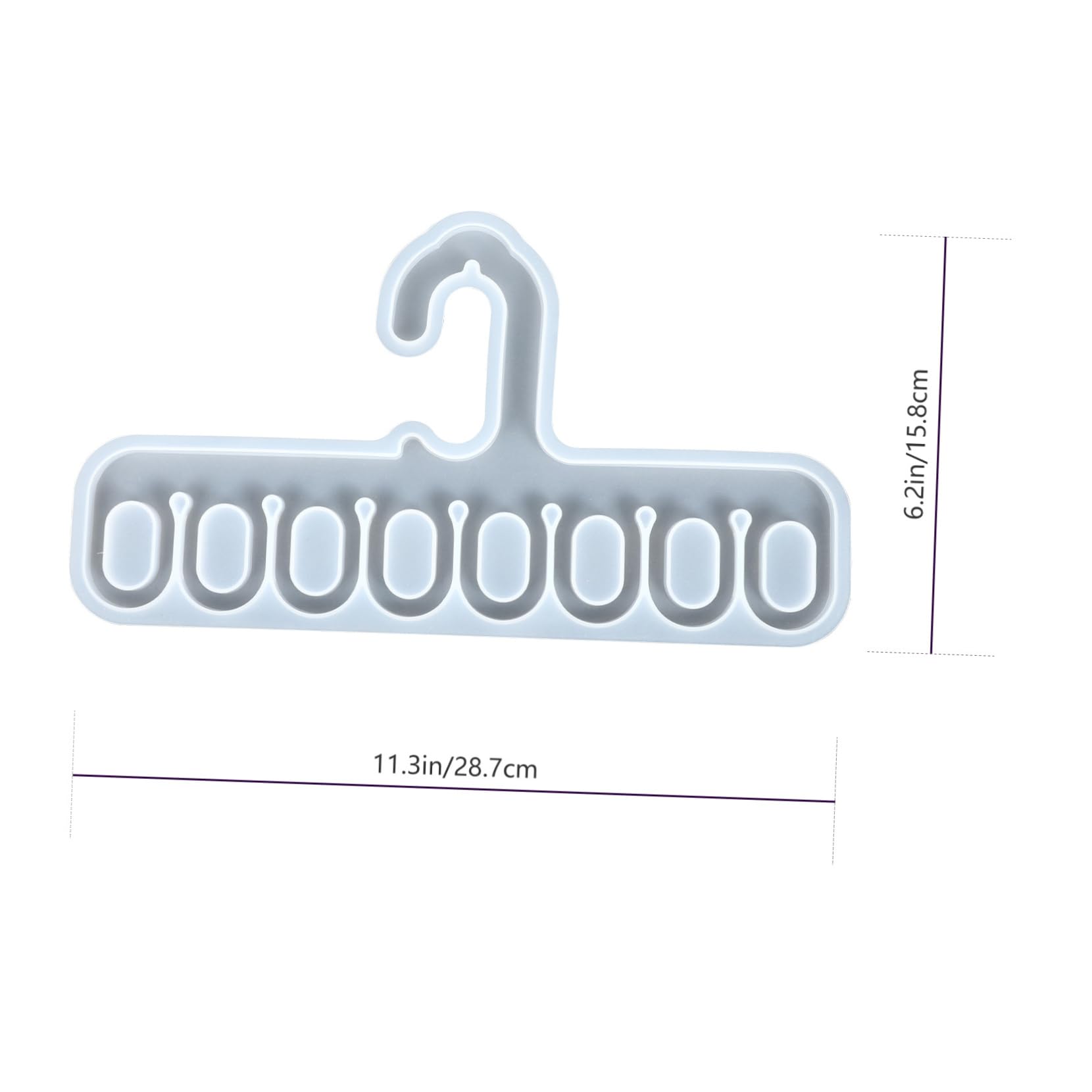 LIFKOME 1Pc Coat Hanger Silicone Hook Making for Clothing Rack for Crafting Unique Scarf Holders and Stylish Home Decor Easy to Clean and Store