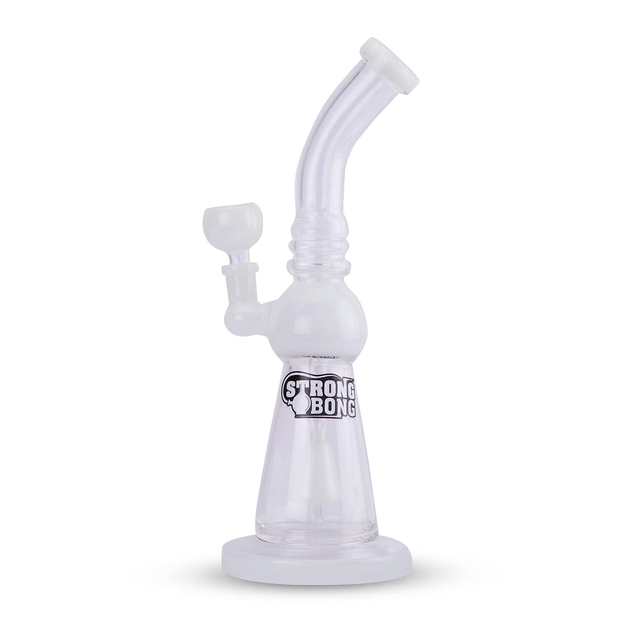 STRONG BONG 12 inch Thick Glass Double Percolator Glass Bong (Clear 1)