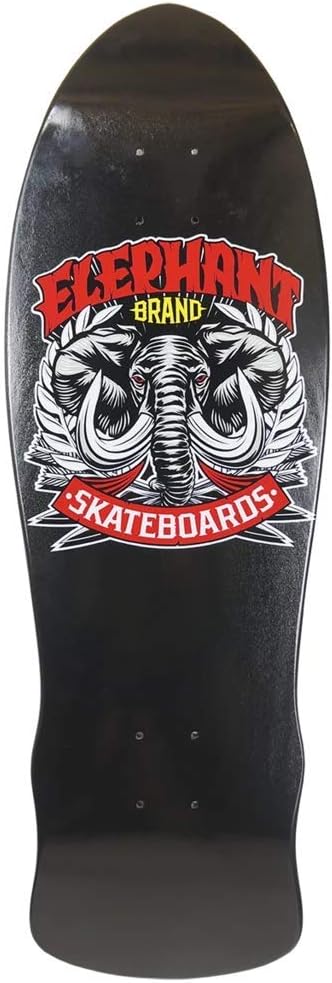 Elephant Brand Skateboards Street Axe Skateboard Deck, 9.5 x 32-Inch, Black