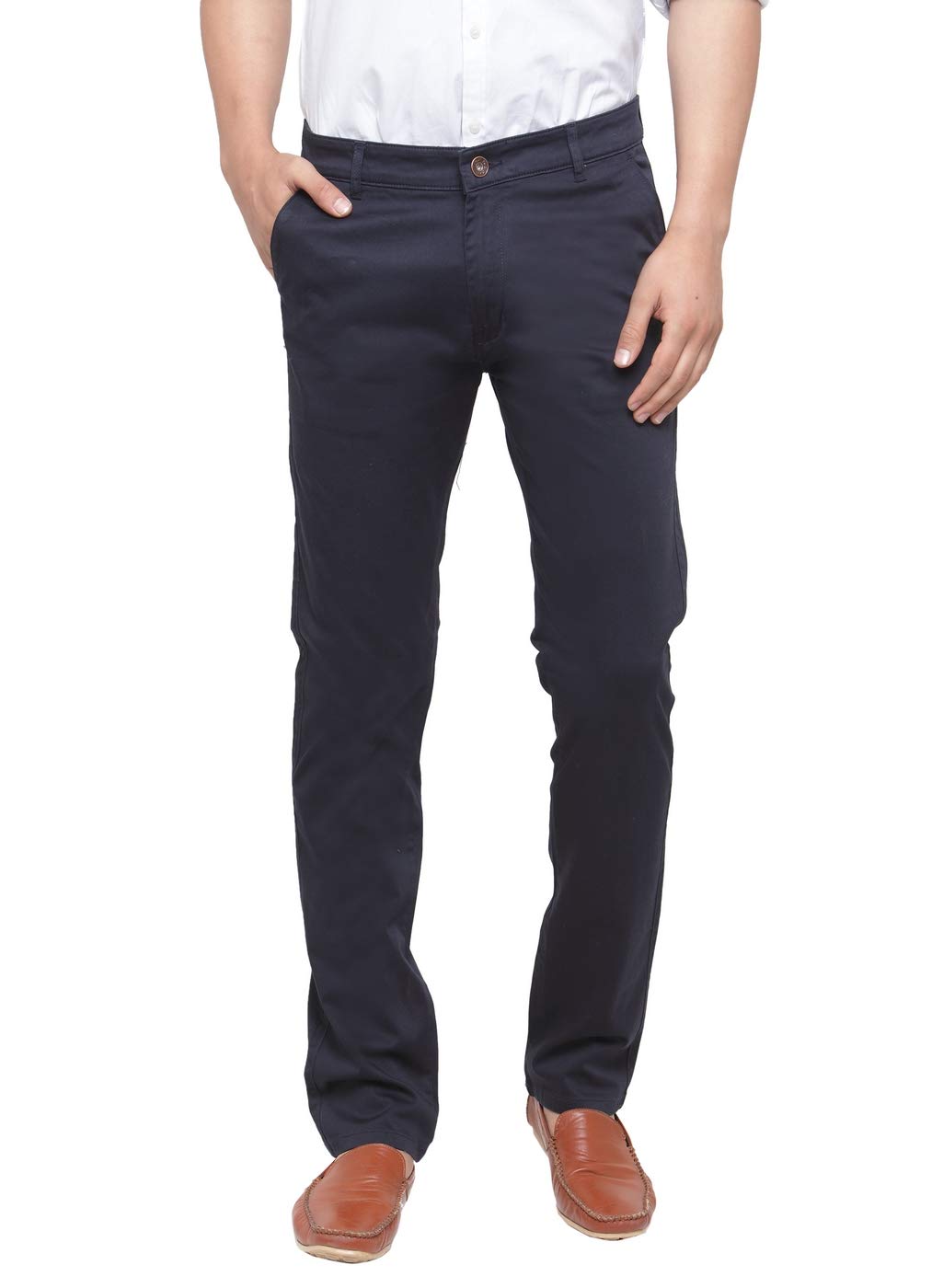 Men's Regular Fit Cotton Casual Pants-image-37