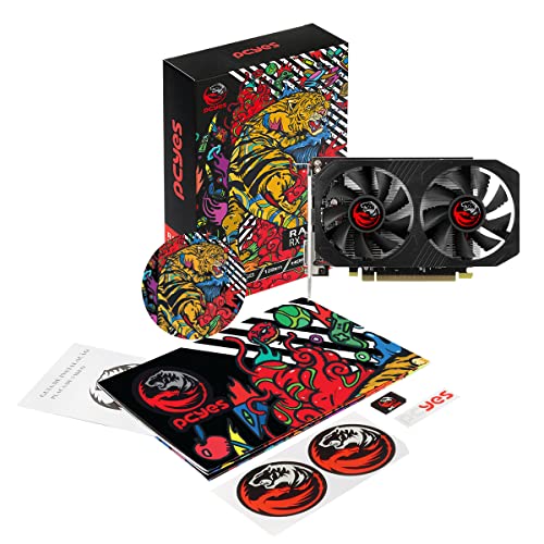 PLACA DE VIDEO AMD RADEON RX 550 4GB GDDR5 128 BITS DUAL-FAN GRAFFITI SERIES - PJRX5504GGR5DF – PCYE
