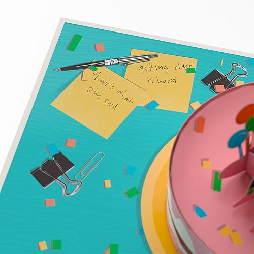 Miniatura 4 de Lovepop Tarjeta emergente de feliz cumpleaños para ella y él  Tarjetas de felicitación de cumpleaños 3D The Office para niños, niñas, hombres y