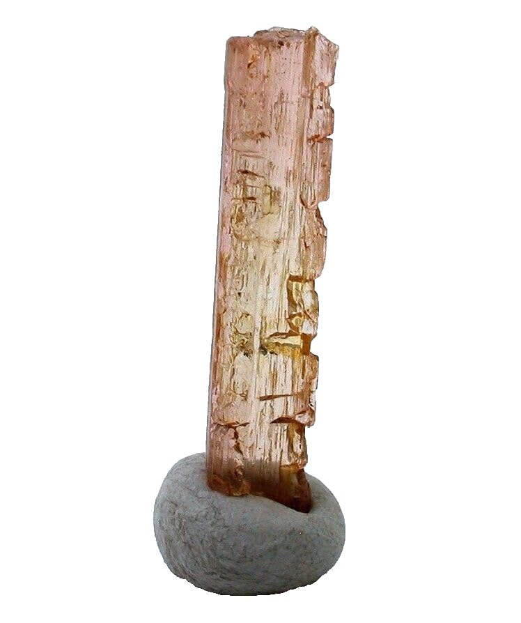 2.09 Gram 10.45 Ct Brazilian Highgrade Pèach Tourmaline Specimen Crystal TSC2