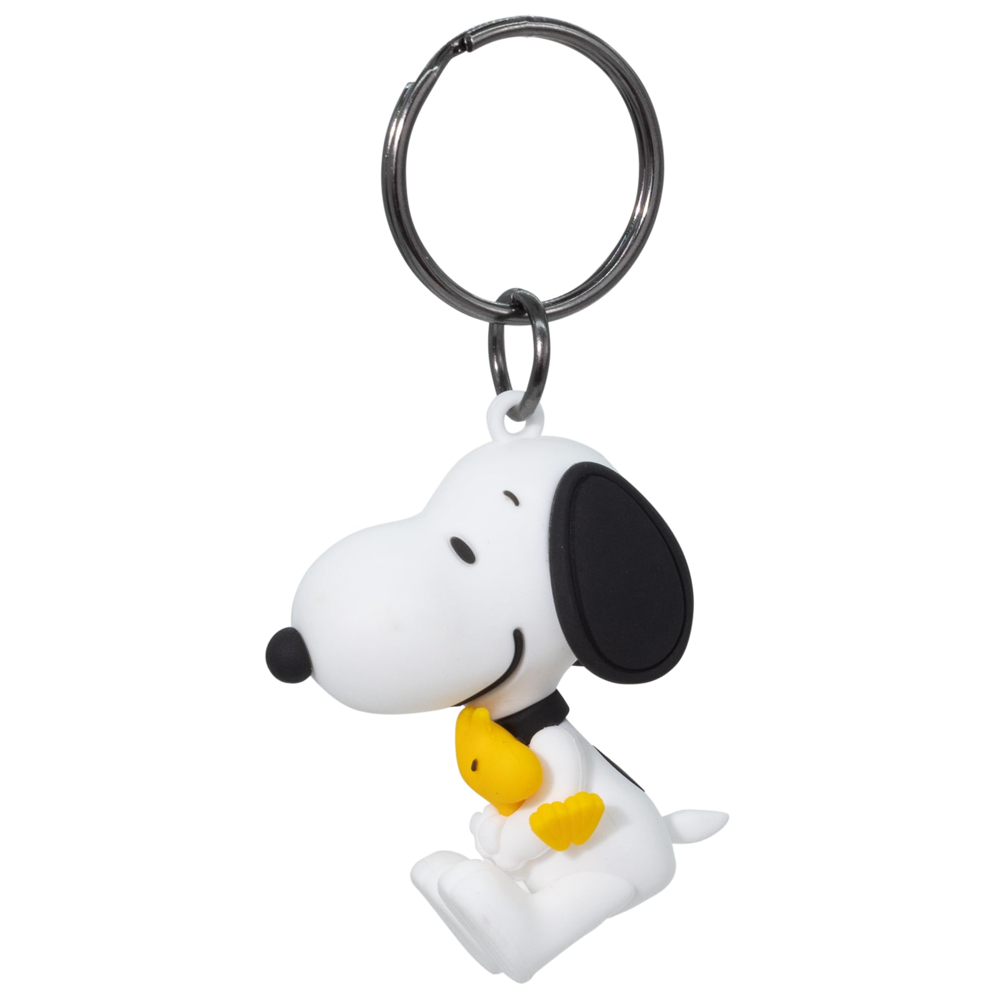 Plasticolor 004630R01 Peanuts Snoopy Holding Woodstock 3-Dimensional PVC Key Chain