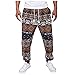 NBBD 2021 Nouveau Mode Pantalons Coton Lin Homme, Casual Respirant Ample Pantalon Jogging Sport avec Poche Stretch Imprimé Pas Cher Pantalon De Plage Jogger Pants Grande Taille Bas De Jogging