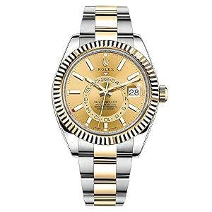Rolex Sky-Dweller Automatic Men’s 18k Yellow Gold Champagne Dial Oyster 326933