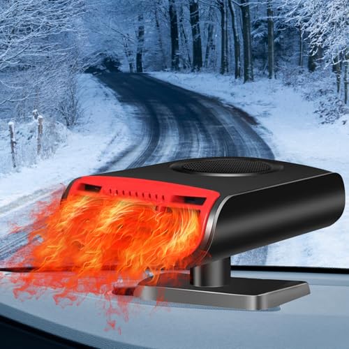 Ventilateur de voiture chauffant 12V idéal pour les trajets et voyages