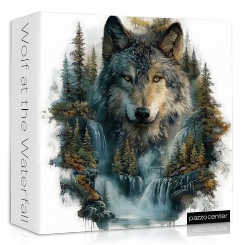 Puzzle Animal Lobo Horizontal 16+ Anos miniatura 1