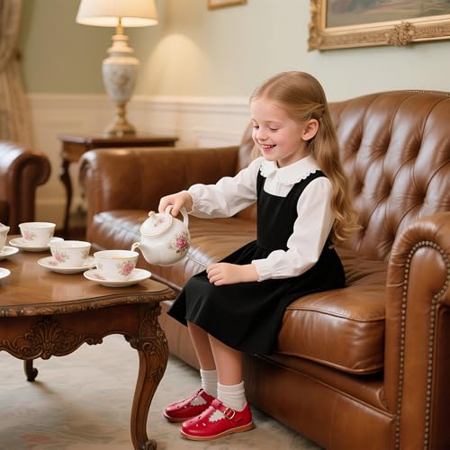 Image of Otter MOMO Toddler /Little Girls Mary Jane Slip-on School Uniform Party Dress Shoes