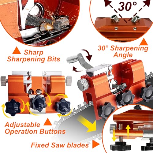 VOUSXLLEZ Chainsaw Sharpening Jig Kit