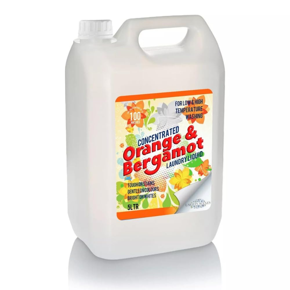 Orange & Bergamot Liquid Laundry Detergent 2 x 5 Litre