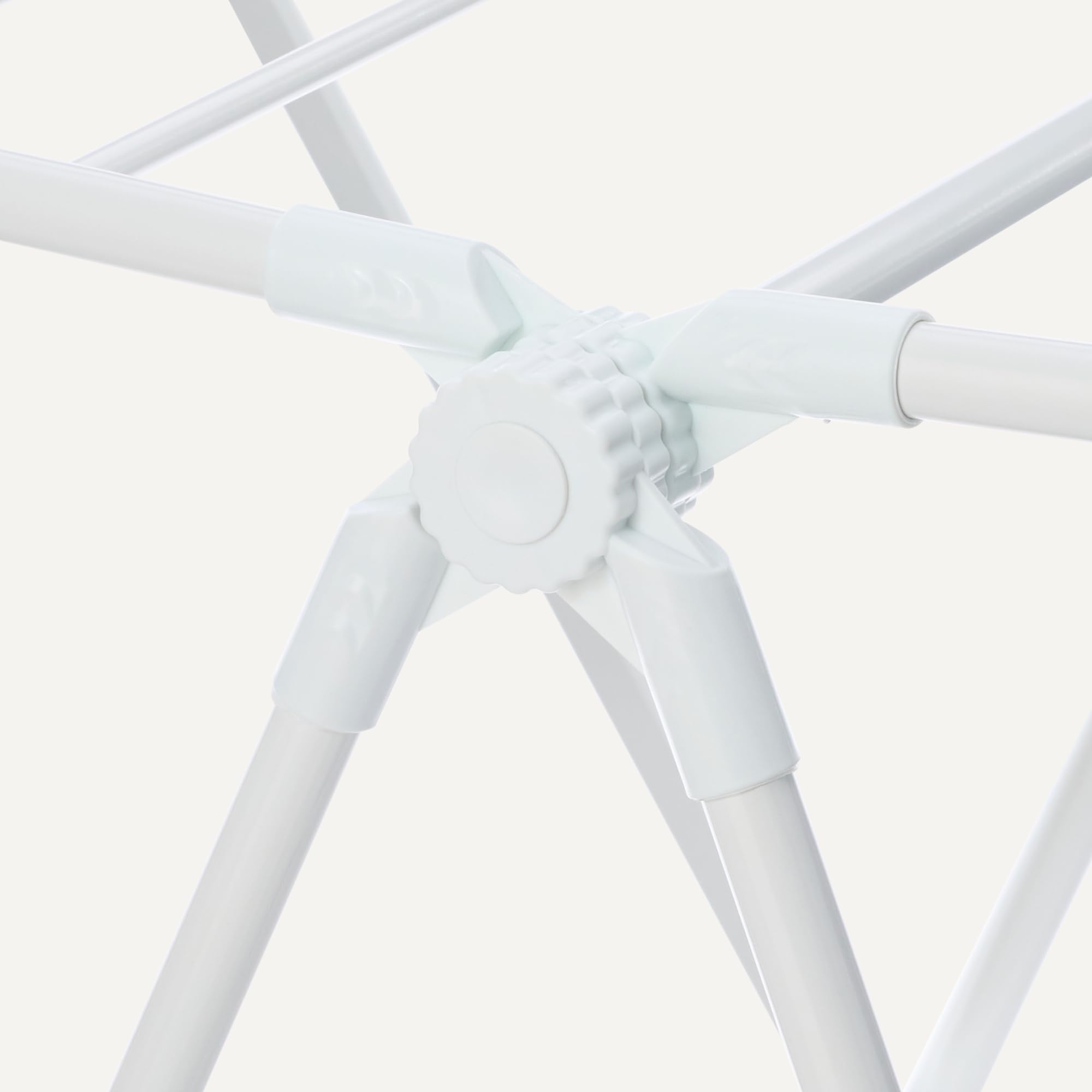 Amazon Basics Séchoir à Linge, Pliable, en métal, à Deux Ailes, 154,9 x 59,9 x 99,8 cm, Blanc