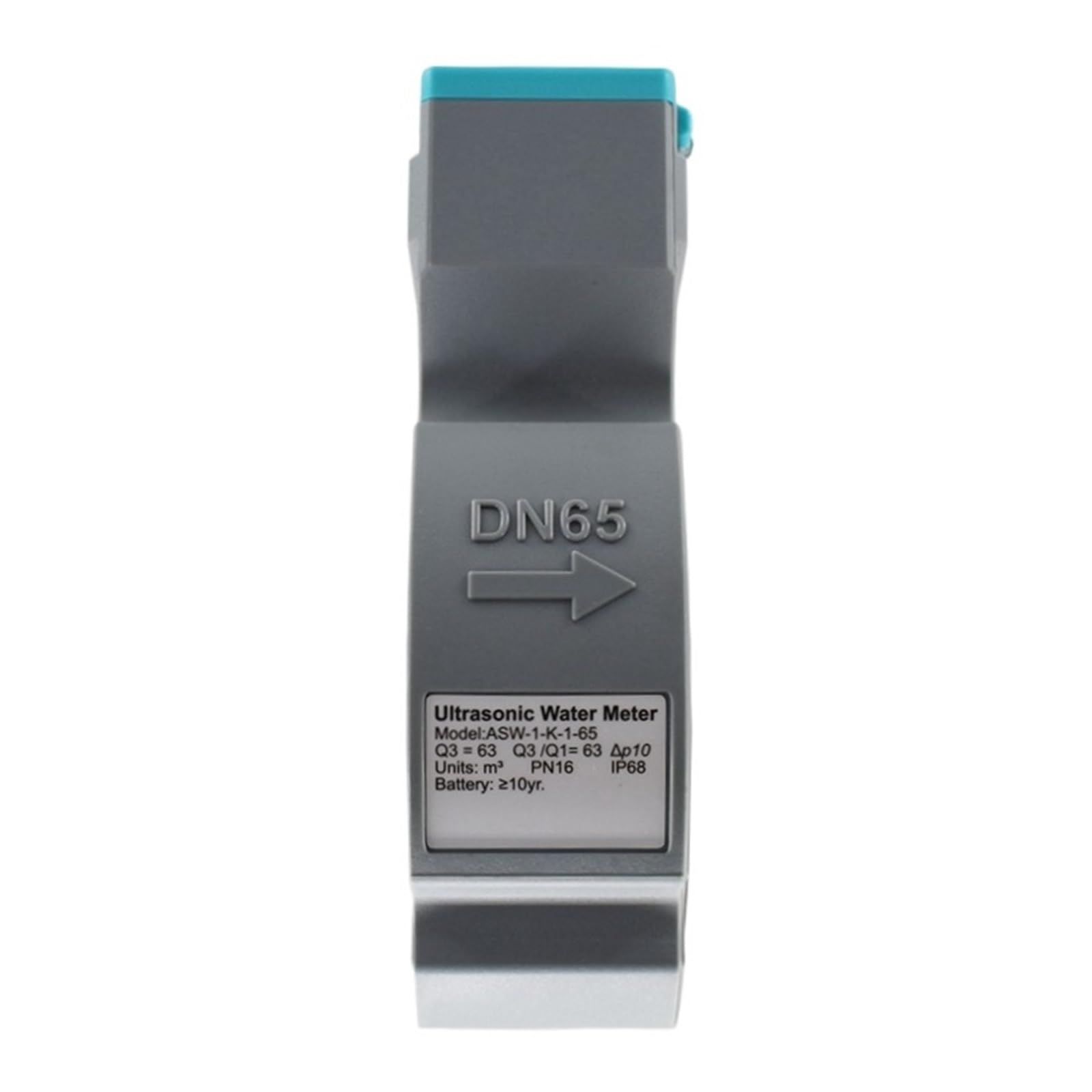 Débitmètre à Eau Numérique à Ultrasons DN65 (2,5") - Alimentation Batterie Ou Externe, IP68, Neuf