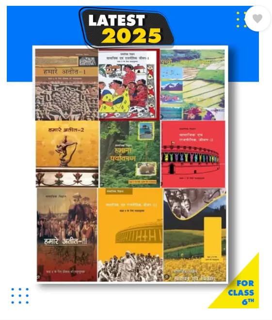 NCERT EXPERT Social Science Hindi Medium Books Set for Class 6th, 7th, 8th, History Geography Political Life, Latest 2025 Edition NCERT EXPERT Social Science Hindi Medium Books Set for Class 6th, 7th, 8th, History Geography Political Life, Latest 2025 Edition