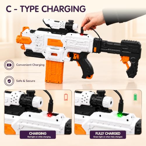 innovitoy Store Innovitoy Alpha Striker Electric Motorized Toy Gun - Image 4